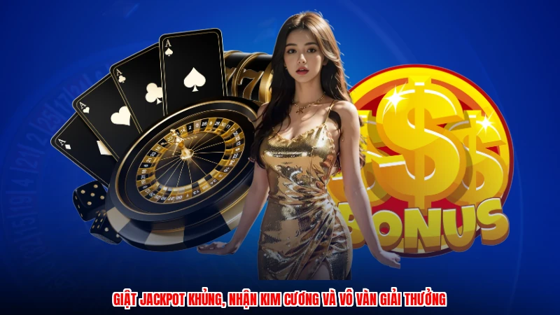 Giật jackpot khủng, nhận kim cương và vô vàn giải thưởng