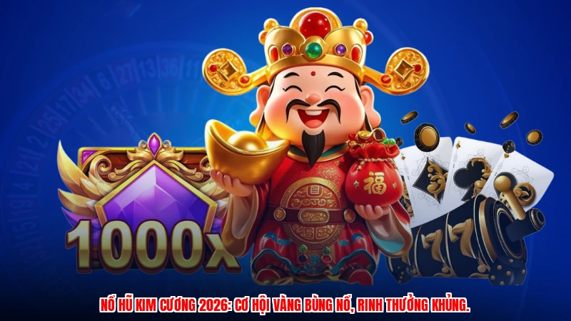 Nổ hũ kim cương 2026: Cơ hội vàng bùng nổ, rinh thưởng khủng.