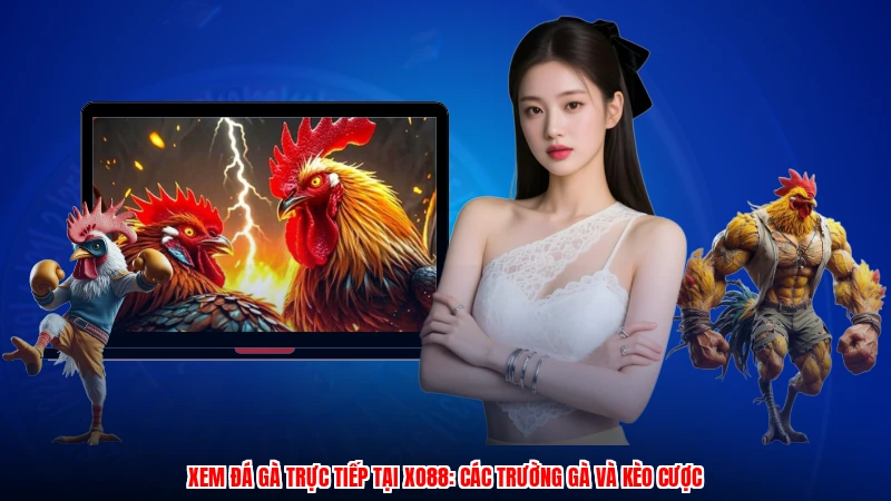 Xem Đá Gà Trực Tiếp Tại XO88: Các Trường Gà Và Kèo Cược
